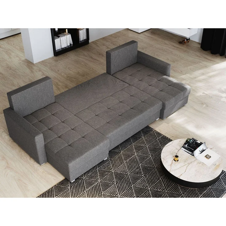 Masseno Ecksofa NAKO mit Schlaffunktion U-Form, Sofa mit Bettkasten – Bild 4