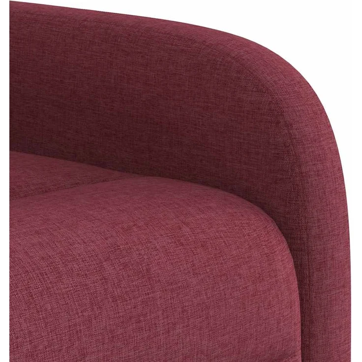 vidaXL Relaxsessel Elektrisch Weinrot Stoff 3302955 – Bild 10