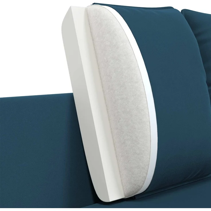 vidaXL 3-Sitzer-Sofa 3-Sitzer Blau 222 x 81 x 89 cm Samt 42048651 – Bild 8