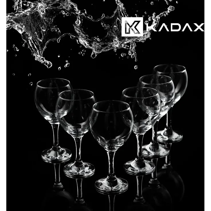 KADAX Wein-Wasser-Gläser, 6-teilig, 260 ml, Gläser-Set – Bild 5