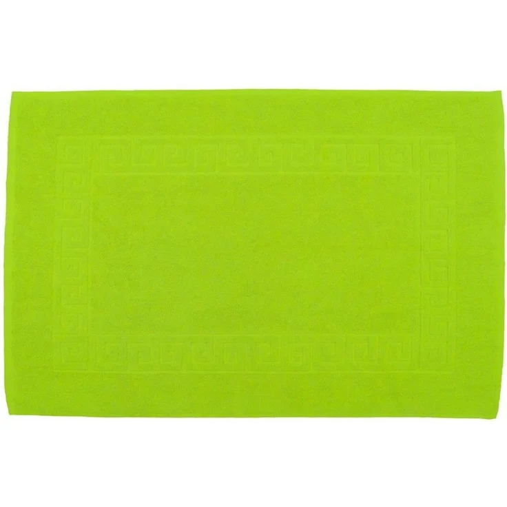 Julie Julsen Badematte 1-Badematte-Apfelgrün-50 x 80 cm, Baumwolle, Spiral – Bild 1
