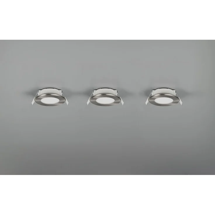LED Einbaustrahler 6er Set, dimmbar, 2 Lichtfarben für Badezimmer, Ø 8,5cm – Bild 6