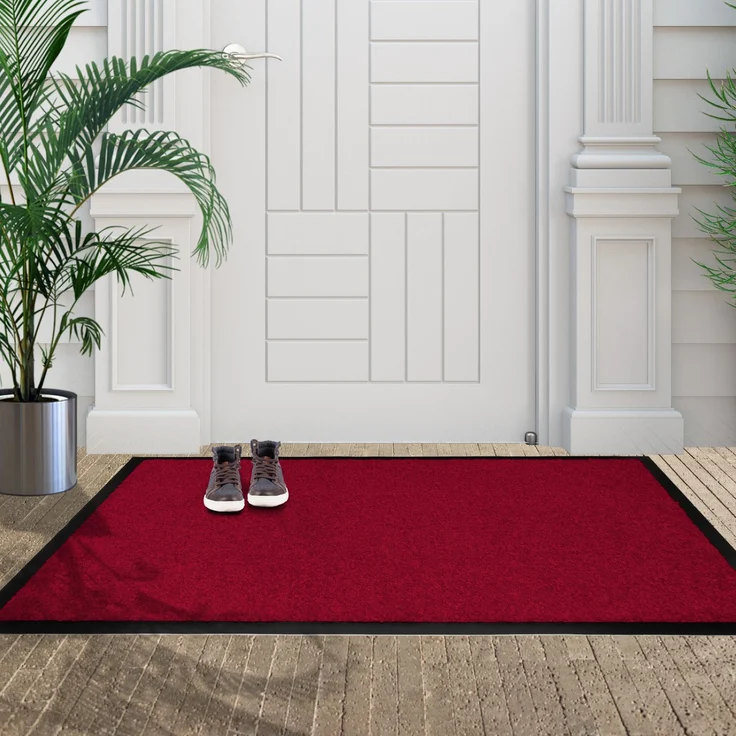 Furni24 Fußmatte - Rot, 90 x 150 cm – Bild 5