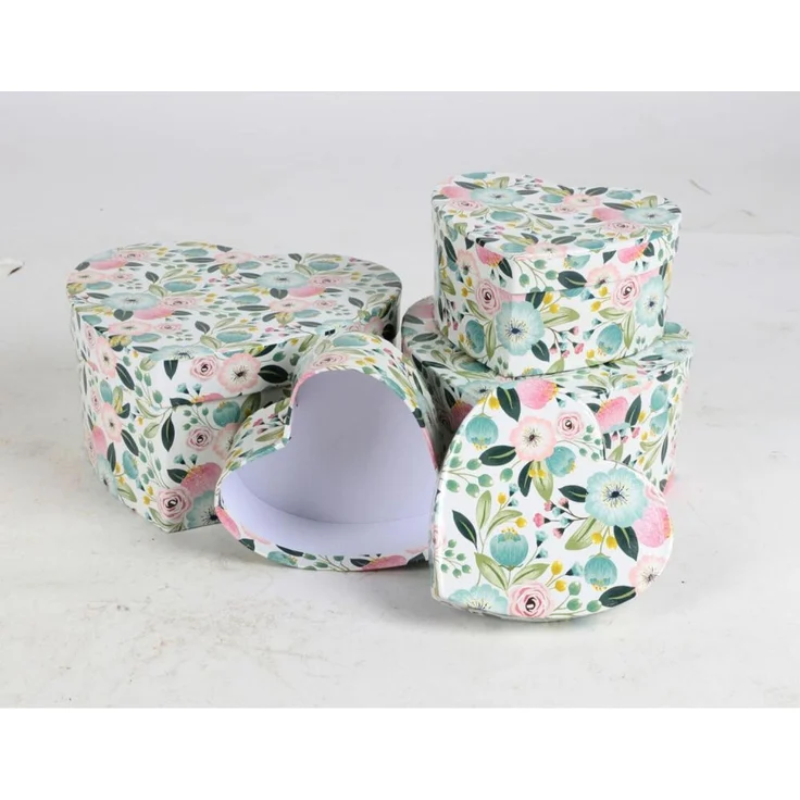 8x 4tlg. Set Dekobox HERZFORM Dosen Schachteln Geschenke Präsente wohnen Boxen – Bild 2