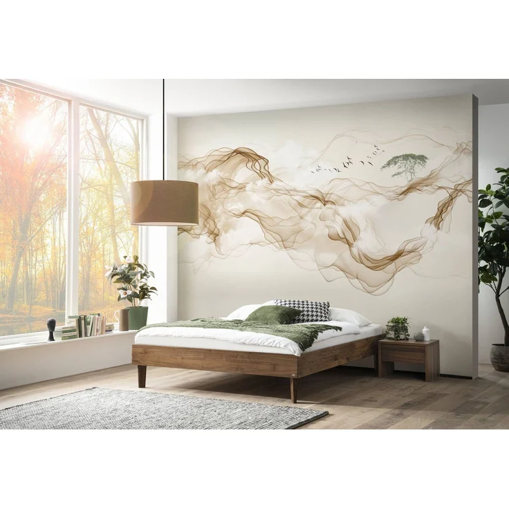 Hasena Massivholzbett Leandro Nussbaum geölt, ohne Kopfteil 120x200 cm, Fußhöhe 20 cm – Bergamo – Bild 2