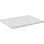 Küchenarbeitsplatte R-Line Marmor Weiß 80 cm Vicco