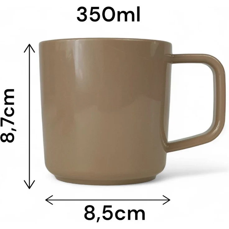 Kampa Dometic Tasse 4er Set Camping Becher Picknick Geschirr Camping rutschfest – Bild 2