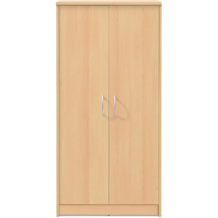Stella Trading Optimus Hochschrank 148, Holzwerkstoff, One Size, Buche Nachbildung
