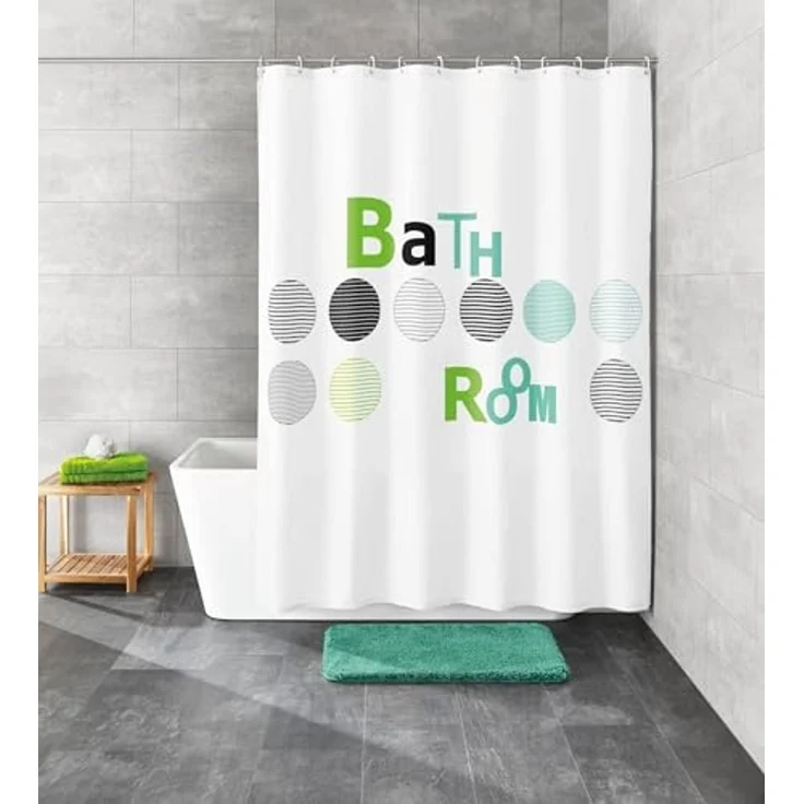 Kleine Wolke Duschvorhang Duschvorhang Bathroom Breite 180 cm (1, 1-tlg) – Bild 2