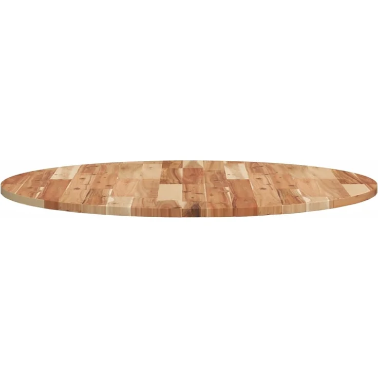 vidaXL Tischplatte Rund Ø90x2 cm Massivholz Akazie 4008699 – Bild 6
