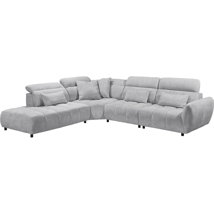 Sofa Franklin von ED Exciting Design – Modernes Sofa mit Mikrofaserbezug, Nosagfederung und 5-fach verstellbaren Kopflehnen