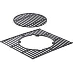 RÖSLE VARIO+ Grillrost, Hochwertiger Grillrost aus emailliertem Gusseisen für VARIO-Einsätze, passend zu RÖSLE VIDERO G2/G4/G6 ab Modelljahr 2021, Schwarz