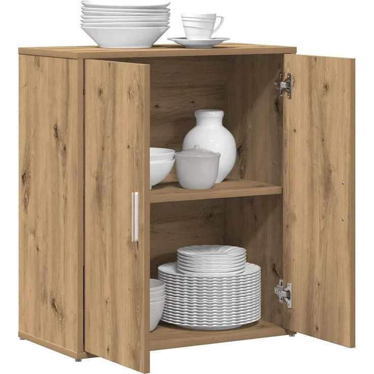 vidaXL Sideboard Artisan Eiche 60x31x70 cm Holzwerkstoff 869142 – Bild 3