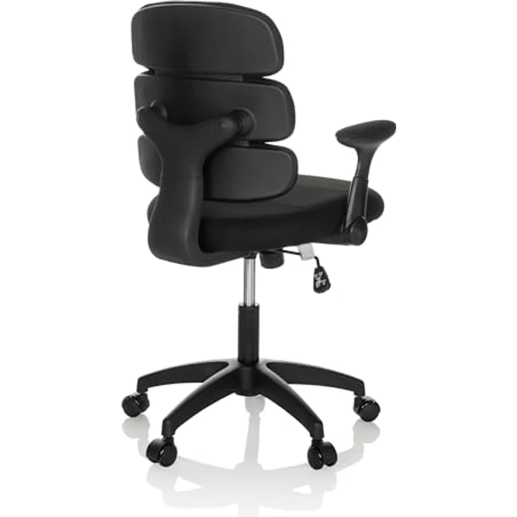 hjh OFFICE Kinderdrehstuhl Kid ERGOLINO B Drehstuhl mit ergonomischer Rückenlehne, Schwarz, 736432 – Bild 9