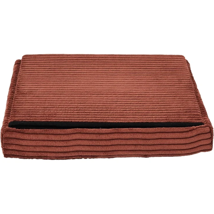 HOME DECO FACTORY, HD0275, Cotele Scott Terra Faltbare Ottoman-Truhe, Weichheit, Möbel, Sitz, Faltbare Truhe und Bank, 38 x 38 x 38 cm, Sitzhöhe 38 cm, Terrakotta – Bild 7