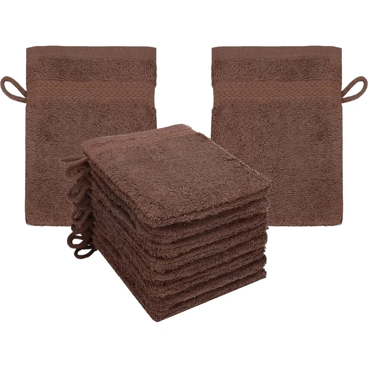 Betz Waschhandschuh 10-tlg. PREMIUM Größe 16 cmx21 cm, Baumwolle (Set, 10-St), 100% baumwolle