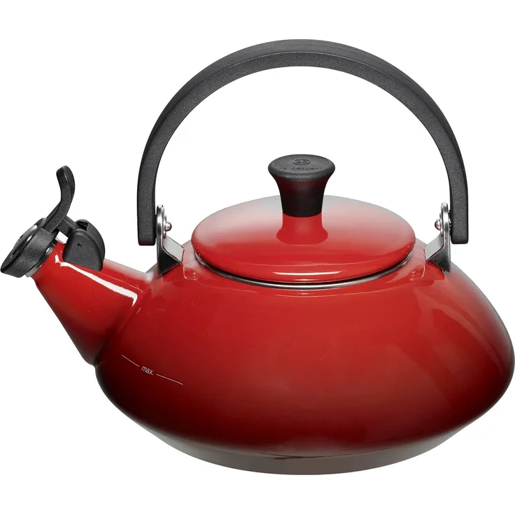 Le Creuset Wasserkessel Zen Kirschrot - Rot