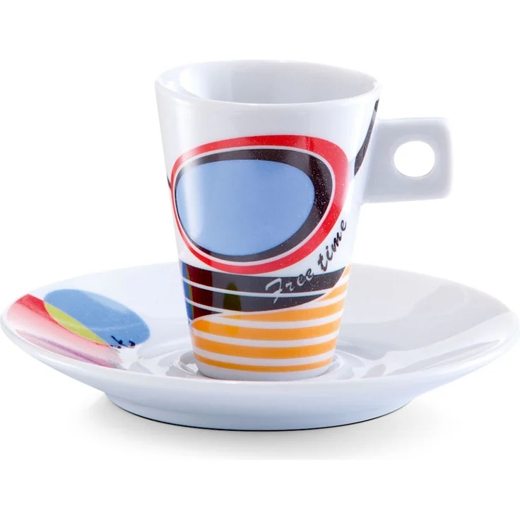 ZELLER 26505 Espresso-Set FACES, 12-tlg, Porzellan – Bild 3