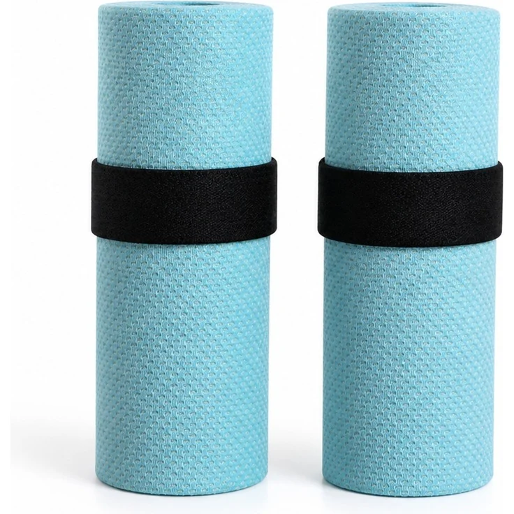 2er Set Kühl-Sporthandtücher schnelltrocknend Himmelblau 100 x 30 cm – Bild 1