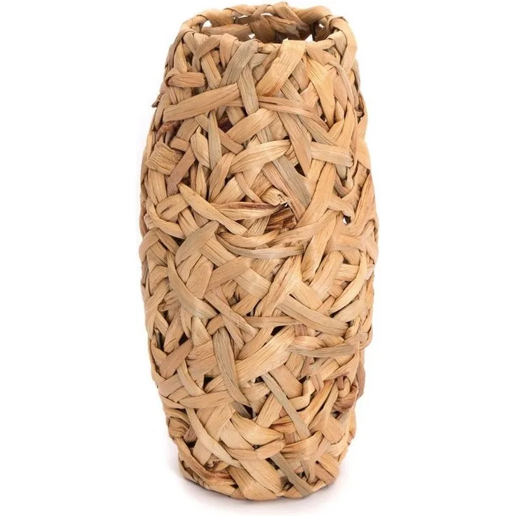 CREEDWOOD Wasserhyazinthenvase NATUR BODEN VASE "CALIDA", 40 cm, Wasserhyazinthe, Geflochtene Vase