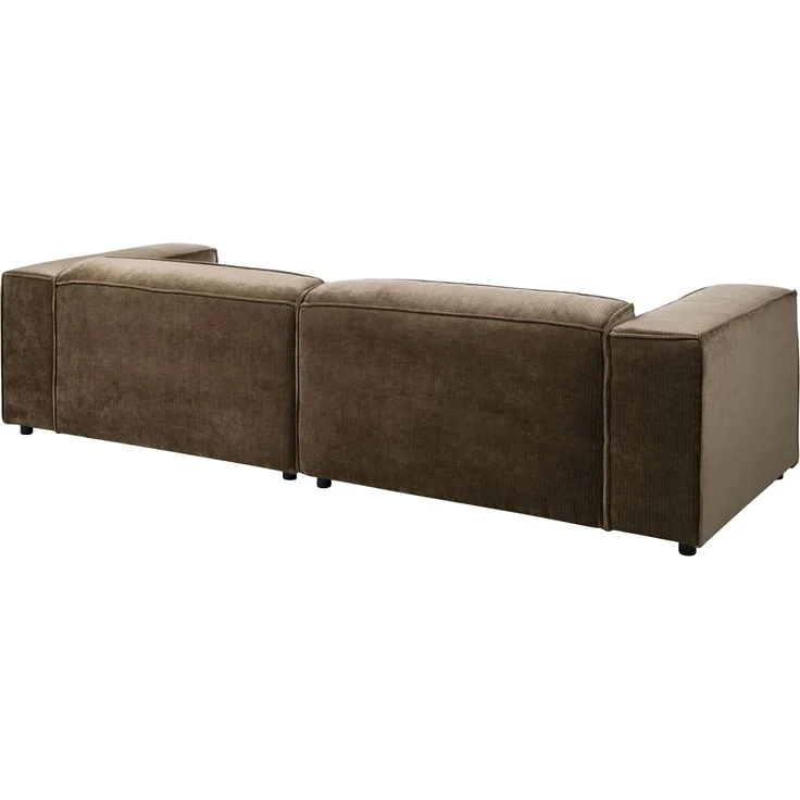 Sofa 3-Sitzer 286x103x69 Cord taupe VALENCIA – Bild 10