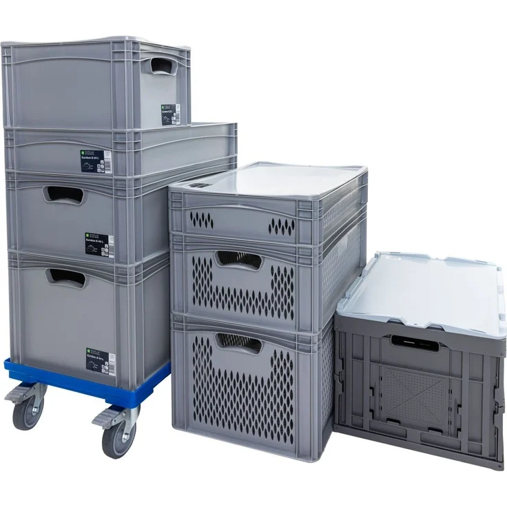 Surplus Eurobox B 40 x 30 x 22 cm Lagerkiste Transportbox Kunststoffbox Lagerbox – Bild 2