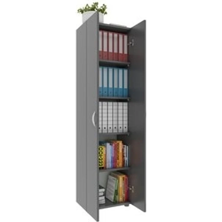 VCM Aktenschrank Büroschrank Bücher Ordner Aktenschrank Ulas 5fach – Bild 6