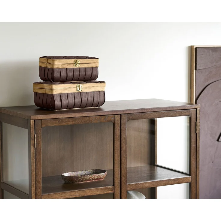 House Nordic Körbe, Holzoptik, braun, Set aus zwei – Bild 7