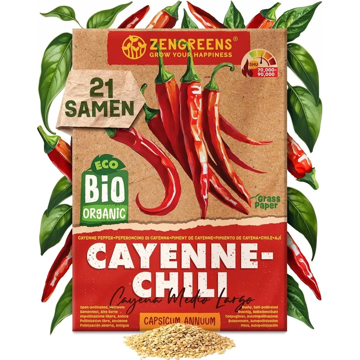 ZenGreens® - Bio Kräuter- & Gemüsesamen im 100er Set - 100 Kräuter- & Gemüse Samen für den einfachen Anbau im Garten, Balkon oder Hochbeet - Pflanzensamen - Saatgut – Bild 30