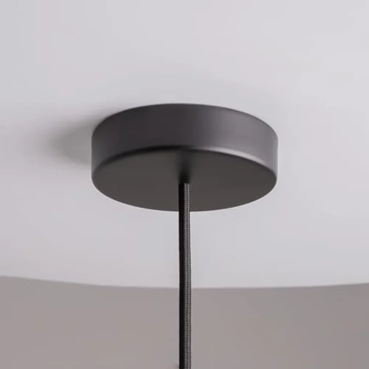 MAYTONI DECORATIVE LIGHTING Hängeleuchte Memory, höhenverstellbar, schwarz, Glas, Metall, für Wohnzimmer, Küche, Schlafzimmer, Esszimmer, Büro, 40 W – Bild 5