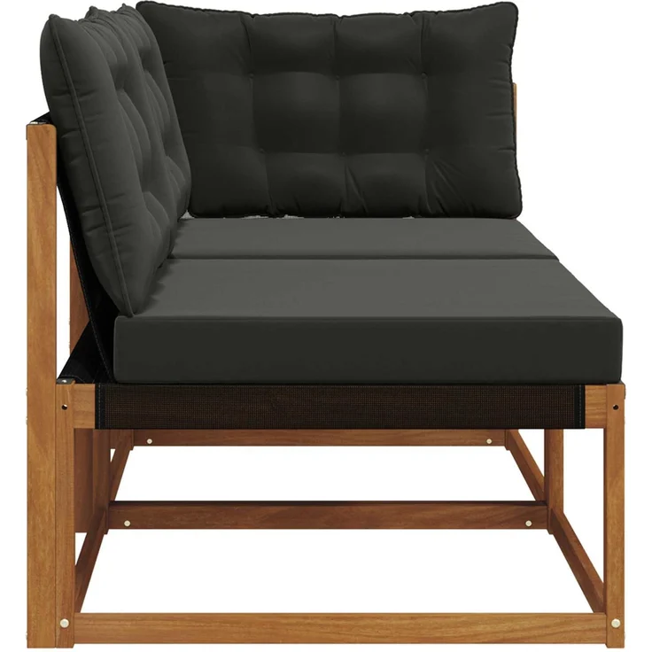 vidaXL Outdoor Mittel- und Ecksofa 7 stk. 2-Sitzer Massivholz Akazie 900651 – Bild 6