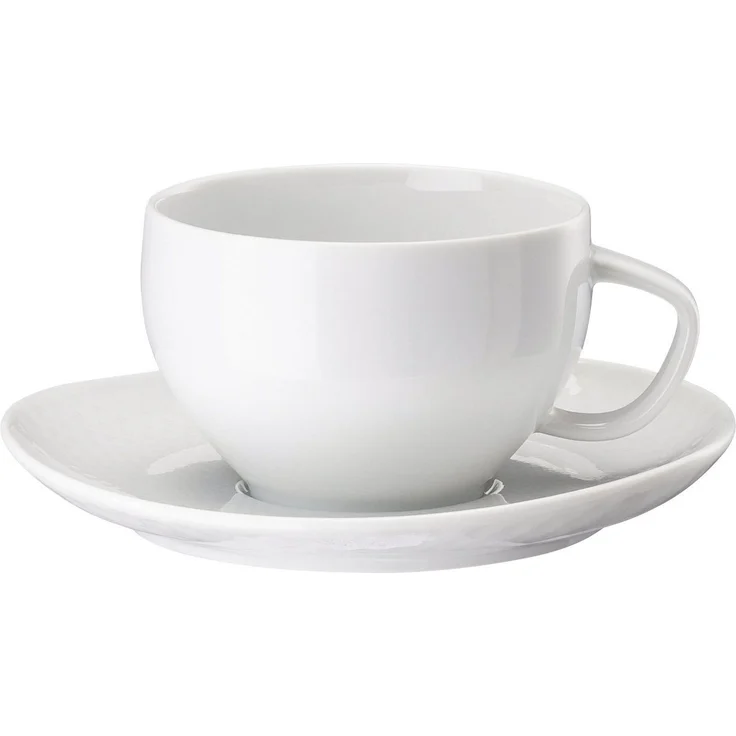Rosenthal Tasse Junto Weiss Teetasse mit Untertasse, Porzellan – Bild 2