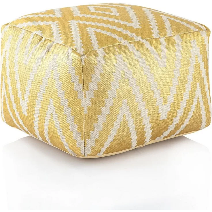 Amagohome Bodenkissen Kelim Sitzwürfel 50x50 H35cm Pouf Fußhocker Sitzhocker Bodenkissen Fuß