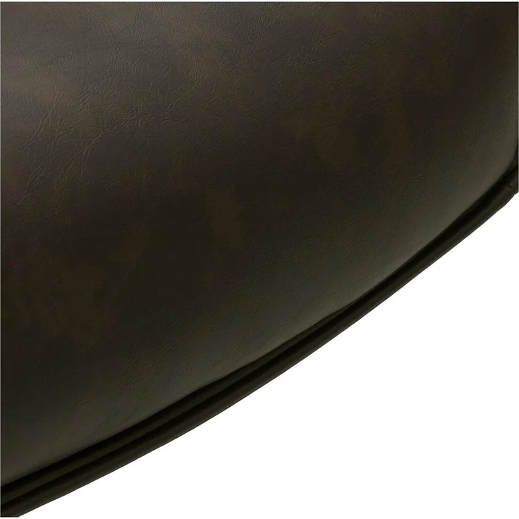 Armlehnstuhl Acissa 2er-Set aus Kunstleder - mit Dreh-Rückstellfunktion, Dunkelbraun – Bild 11