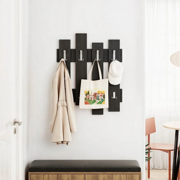 Decortie Wandgarderobe Wave, Aufhänger/ Hänger, 64 x 4 x 81 cm – Bild 2