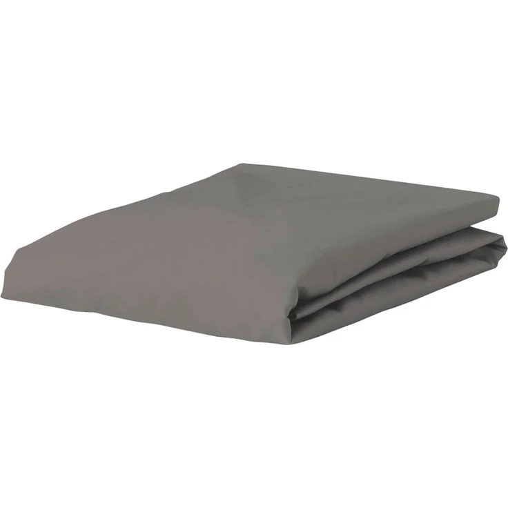 Essenza Spannbettlaken The Perfect Organic Jersey, Steel grey, 180x200 - 200x220 cm
