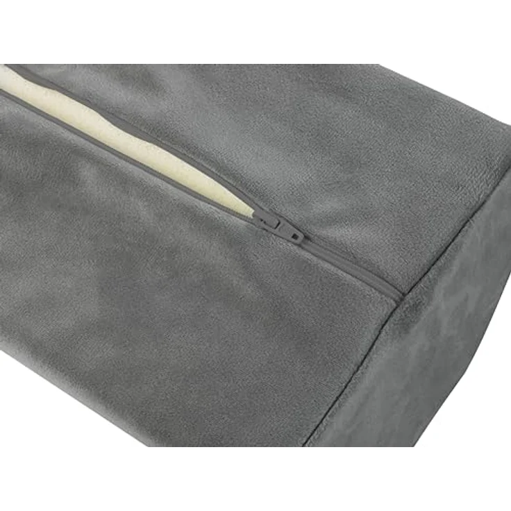 XDREAM Halbrolle ergonomisches Nackenkissen halbrund, Lagerungskissen, Funktionskissen, 1-tlg, wirkt stützend und entlastend, super weicher Mikroplüsch-Bezug – Bild 4