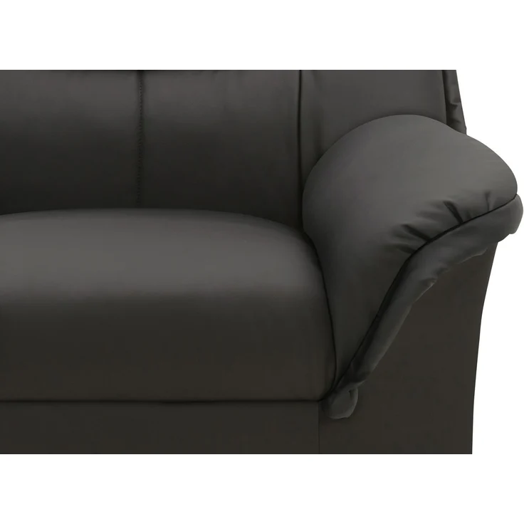 DOMO. collection Sessel Berlin FK, Polstersessel mit Federkernpolsterung, Armsessel, Cocktailsessel, Loungesessel 95 x 90 x 89 cm (BxTxH), schwarz – Bild 6