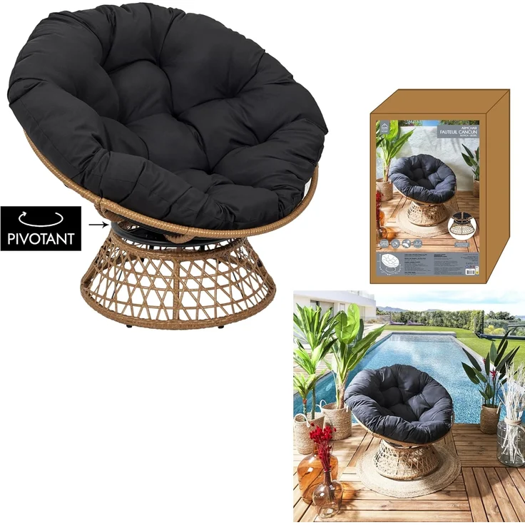 HOME DECO FACTORY - Hd7235 – Outdoor-Sitz, für den Außenbereich, Garten, Entspannung – Bild 4
