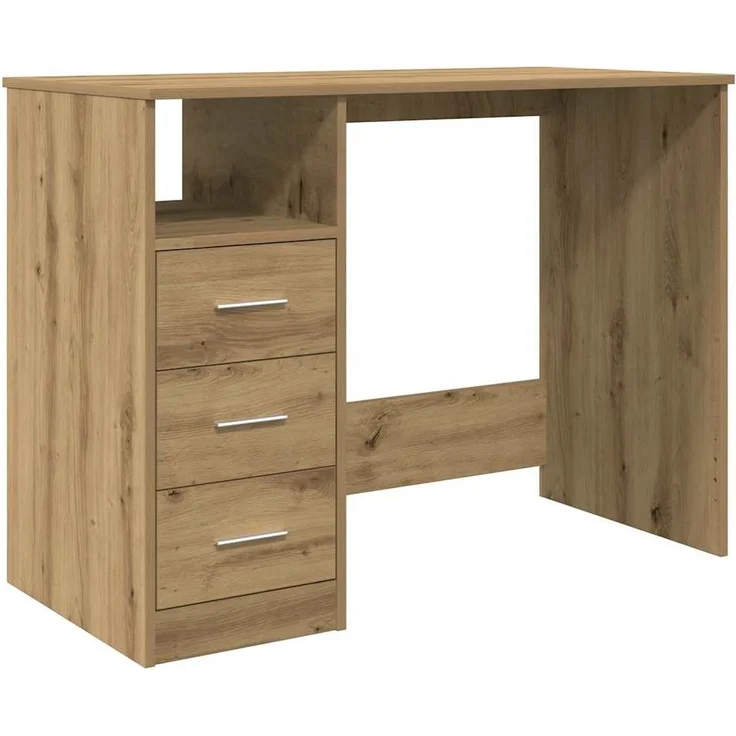 vidaXL Schreibtisch Artisan-Eiche 102x50x76 cm Holzwerkstoff 855853 – Bild 1