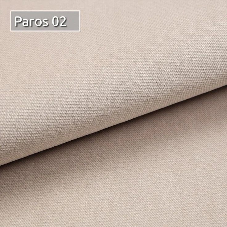 Wohnlandschaft Caris U mit Schlaffunktion, einstellbare Kopfstützen und zwei Bettkästen (Beige (Paros 02), Ecksofa Links) – Bild 7
