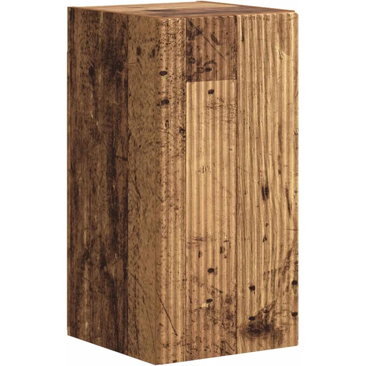vidaXL TV-Schrankset Wandmontiert 4 pcs Altholz Holzwerkstoff 3409040 – Bild 7