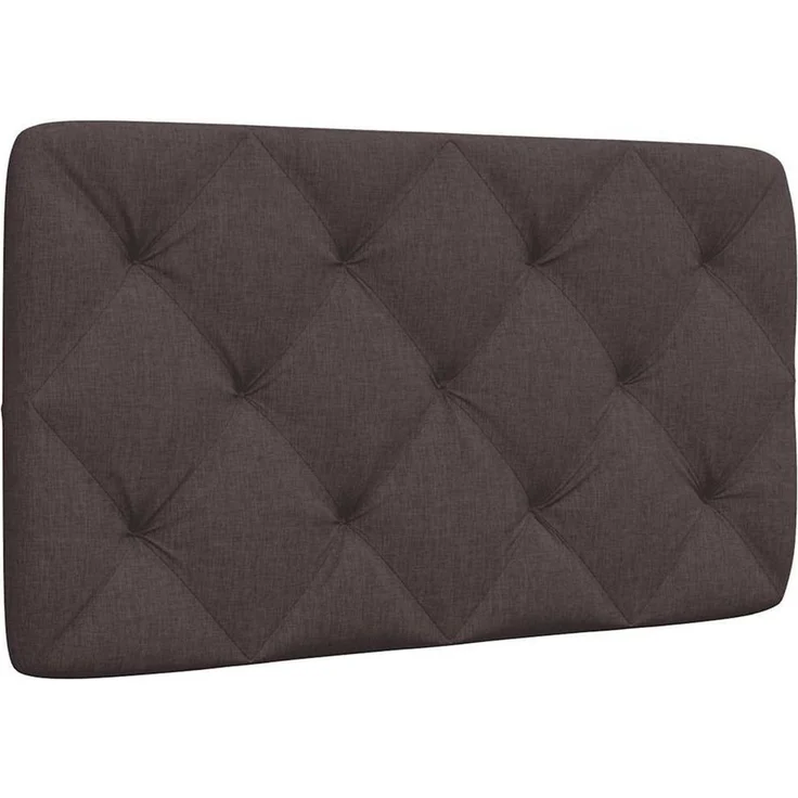 vidaXL Bett Kopfteil-Kissen Dunkelbraun 80 cm Stoff (1-tlg) – Bild 5