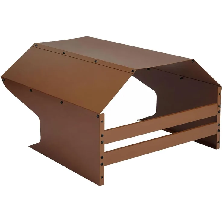 Mendler 'HWC-L43' Mähroboter Garage, Metall, 40 x 59 x 69 cm, Braun – Bild 4