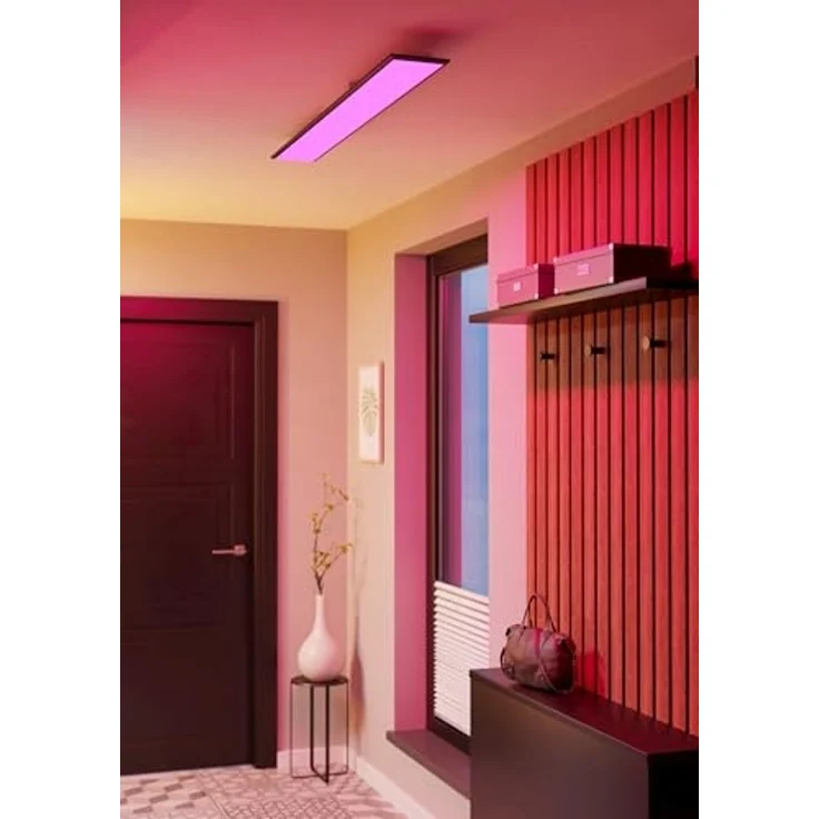 EGLO LED Deckenleuchte MORADILLO-Z Deckenlampe - Stahl - LED - 28W - IP20, CCT - über Fernbedienung, Dimmfunktion, Farbwechsel, Memoryfunktion, Nachtlichtfunktion, RGB, Weckerfunktion, dimmbar über Fernbedienung, mehrere Helligkeitsstufen, LED fest int... – Bild 5