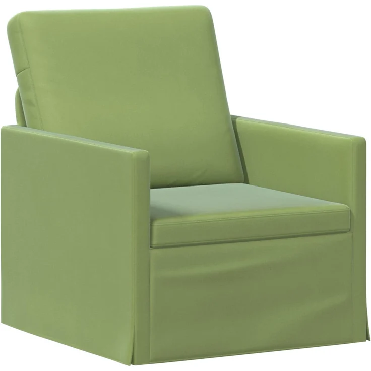 vidaXL Einzelsofa Hellgrün 70 x 81 x 82 cm Samt (V) 42041024 – Bild 1