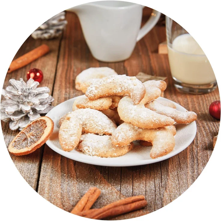 Duftkerze im Glas - Weihnachten Creme - Bonbon 300gr ( 70h ) – Bild 7