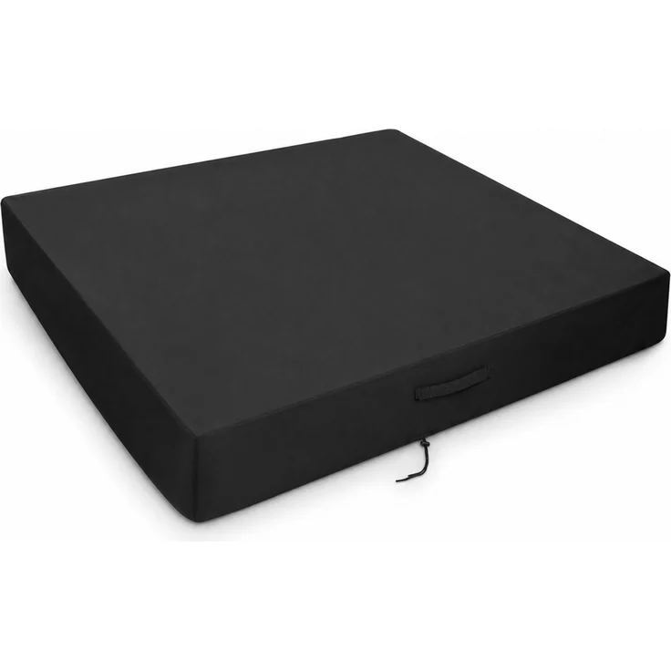 Sandkastenabdeckung, Schwarz, 120 x 120 x 20 cm – Bild 1
