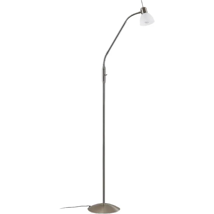 Lindby Stehlampe Gwendolin, Metall, Alu IP20, 1 x 8 W LED