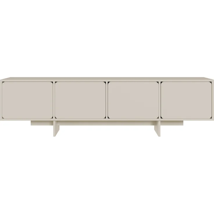 Selsey 'Wuwu' TV-Schrank 4-türig, greige, 55 x 200 x 35 cm – Bild 6